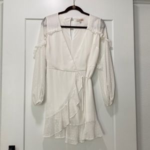 Gianni Bini White Wrap Dress